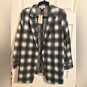 NWT Philosophy Lightweight Women's Blazer - Black and White